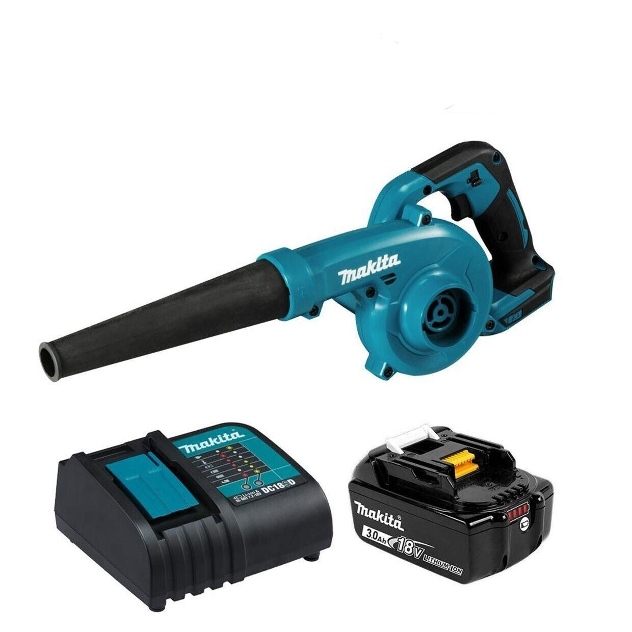 MAKITA DUB185SF 18V LXT 3 SPEED BLOWER 1 X 3 0AH DC18SD CHARGER NEW Bronze