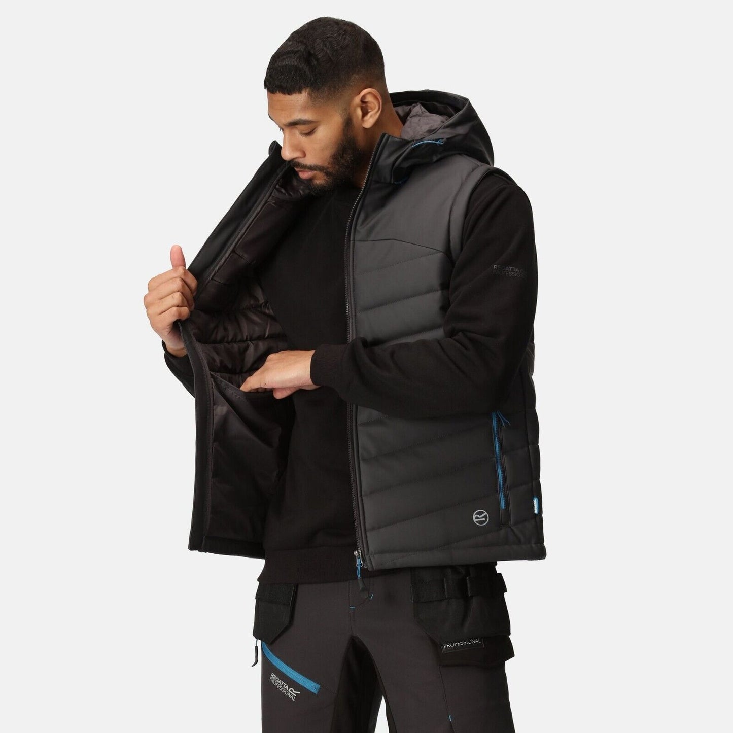 Regatta TRA833 body warmer Large L Calculate Ash Silver