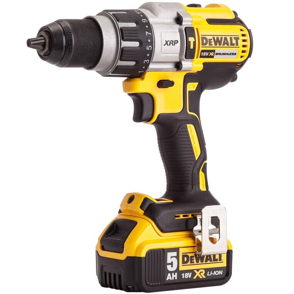 DeWalt DCK276P2 18V Combi Drill Impact Driver With 2 x 5Ah Batteries Charger Gold