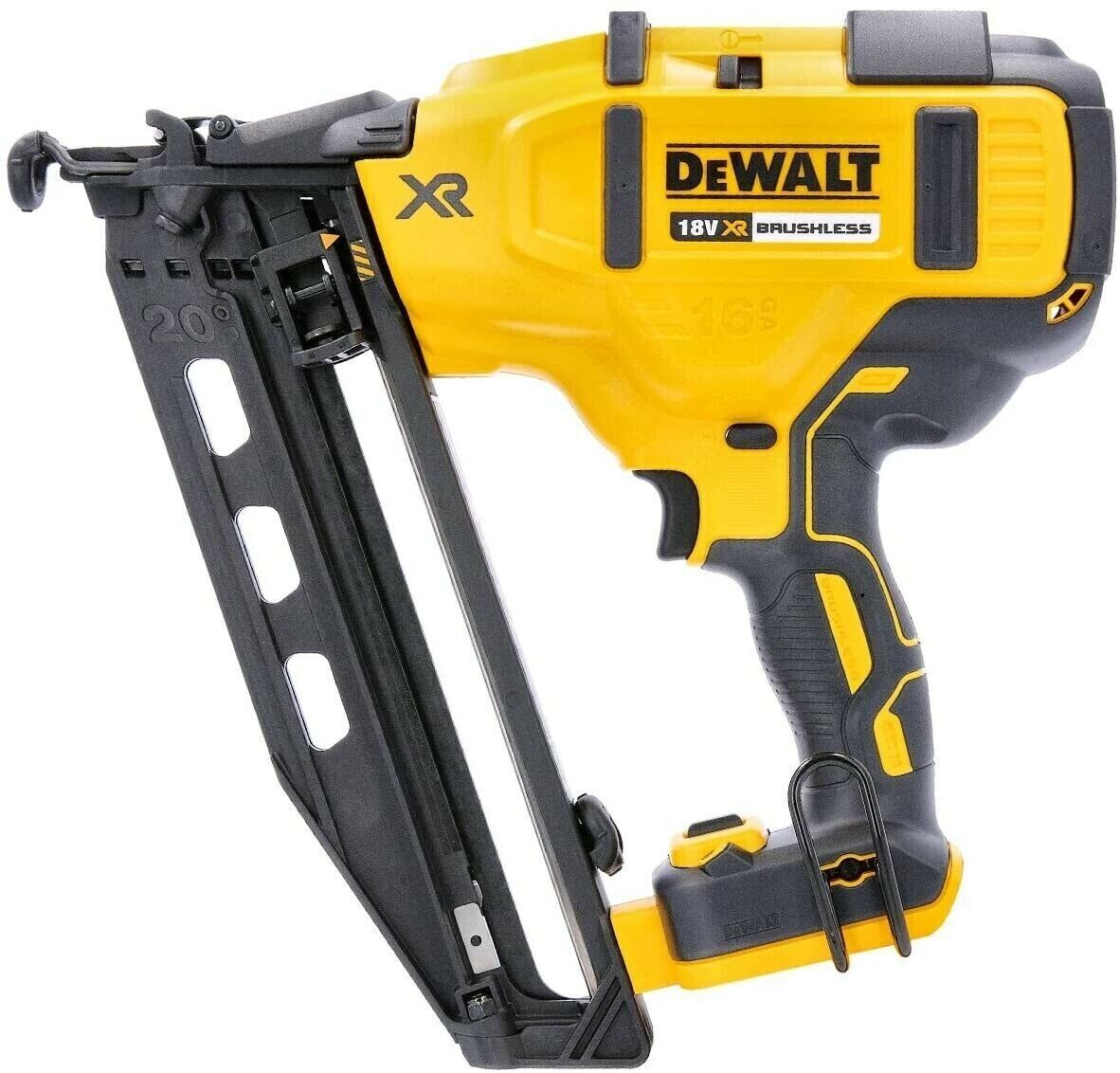 Dewalt DCN660N 18v XR Cordless Brushless Second Fix Framing Nailer Body Gold