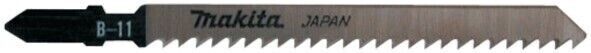Makita B11B-07680 Jigsaw Blades Wood Plastic 75mm T Shank 9TPI 100 Pack Gold