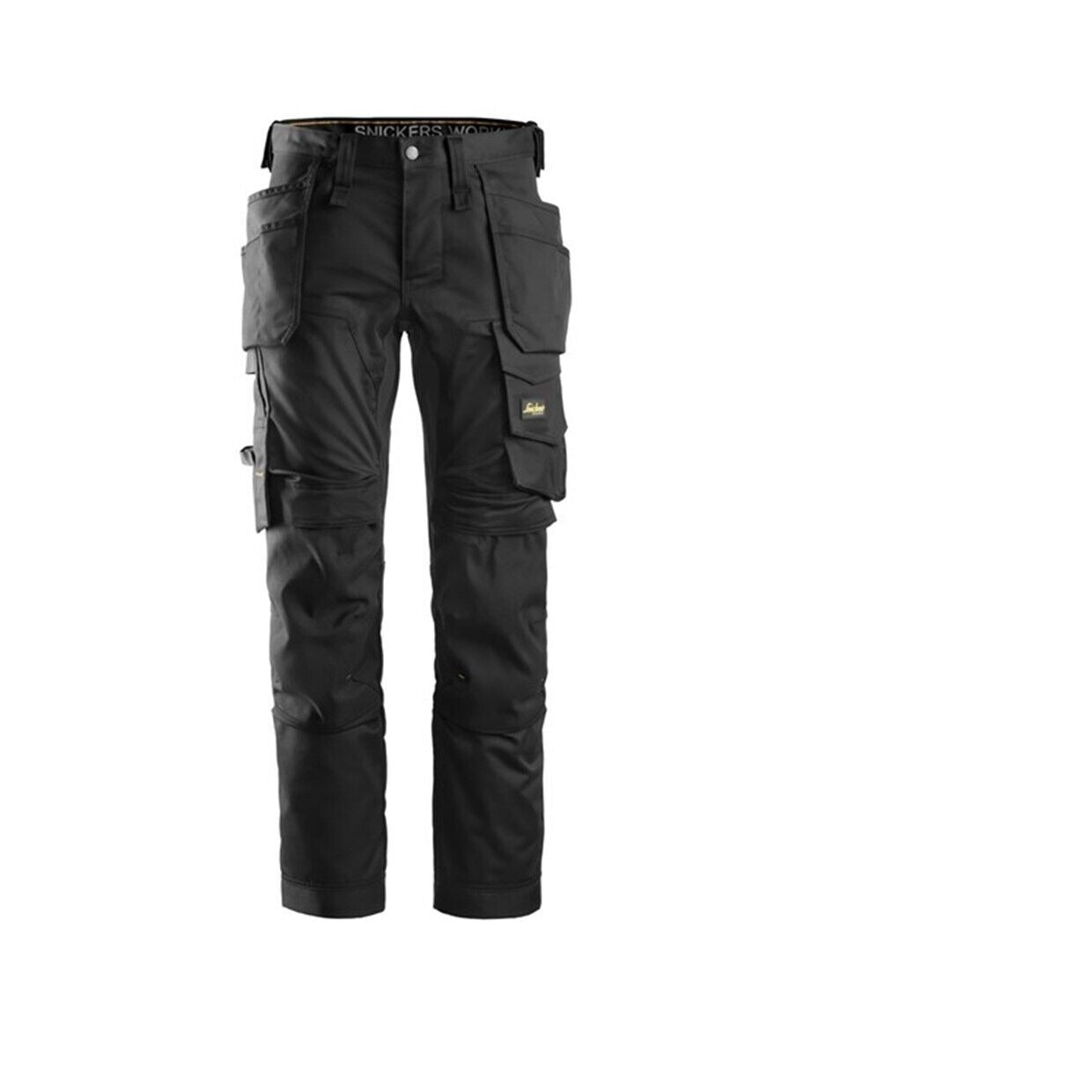 Snickers Trousers 6241 Black 0404 size 048 2 way stretch slim fit Gold