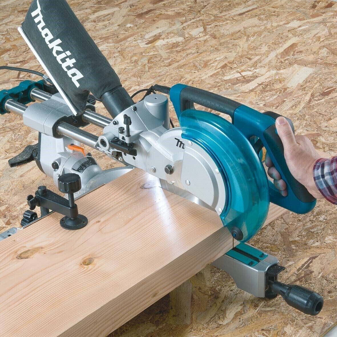 Makita LS0815FL 216mm Slide Compound Mitre Saw with Laser 240v Silver