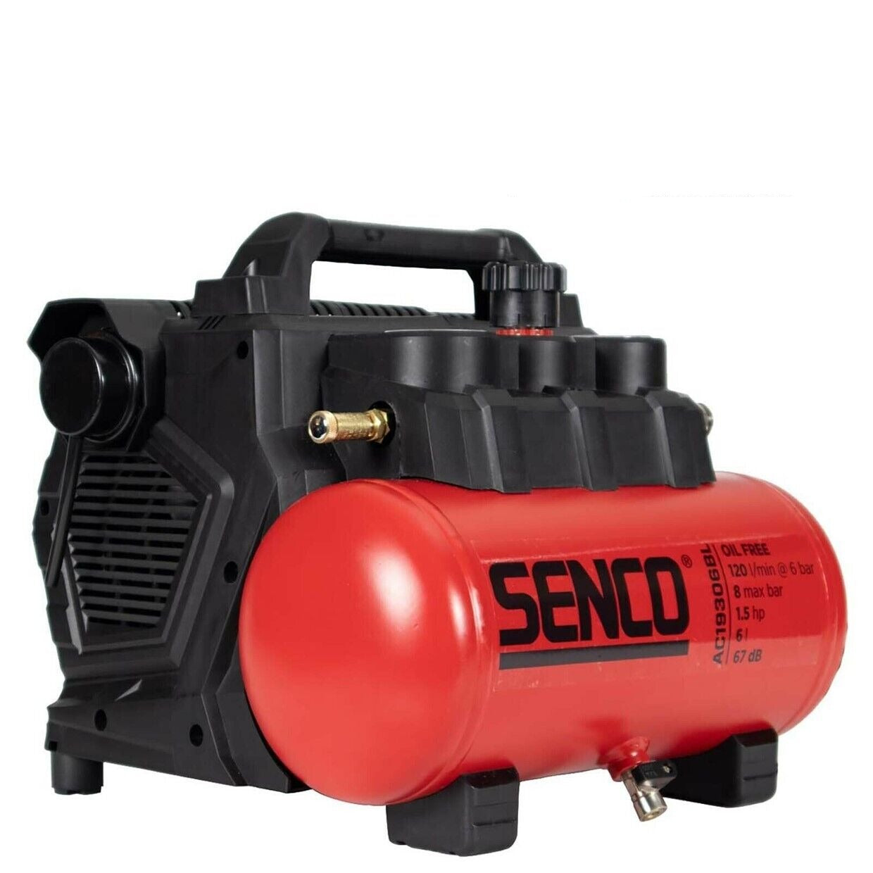 Senco Low Noise Compressor AFN0036uk2 6L 240V Silver