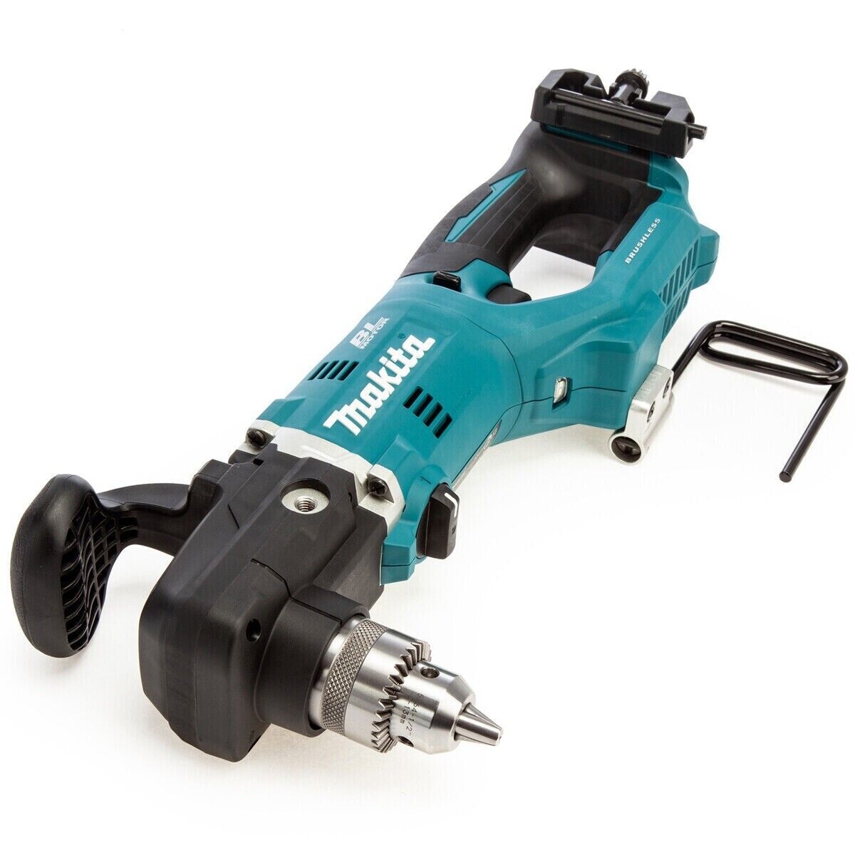 Makita DDA450ZK 18V LXT Li-Ion Brushless Angle Drill side