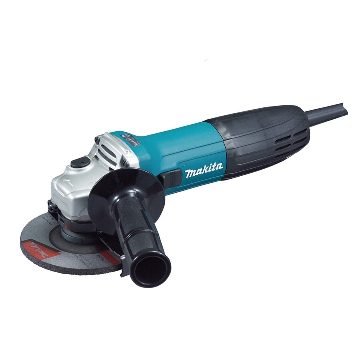 Makita GA4530R 2 Angle Grinder Anti Restart 115mm Corded 240V 720W Silver