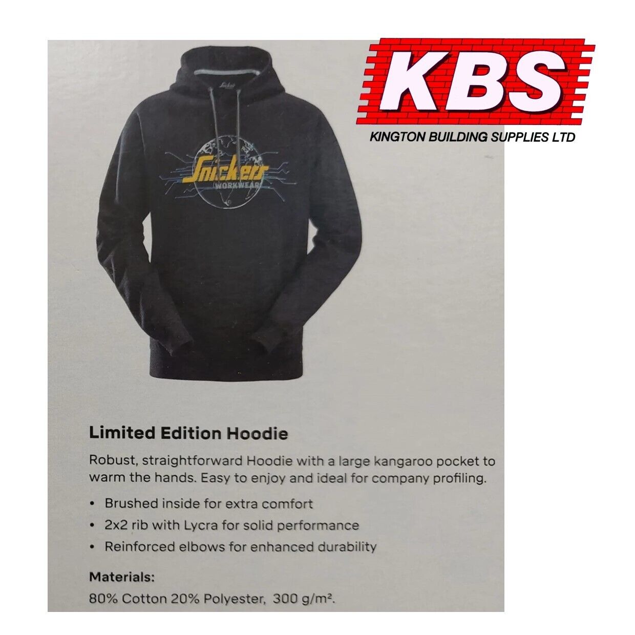 Snickers Jacket Hoodie workpack 8101 Limited XL 81010404 Extra Large Gold