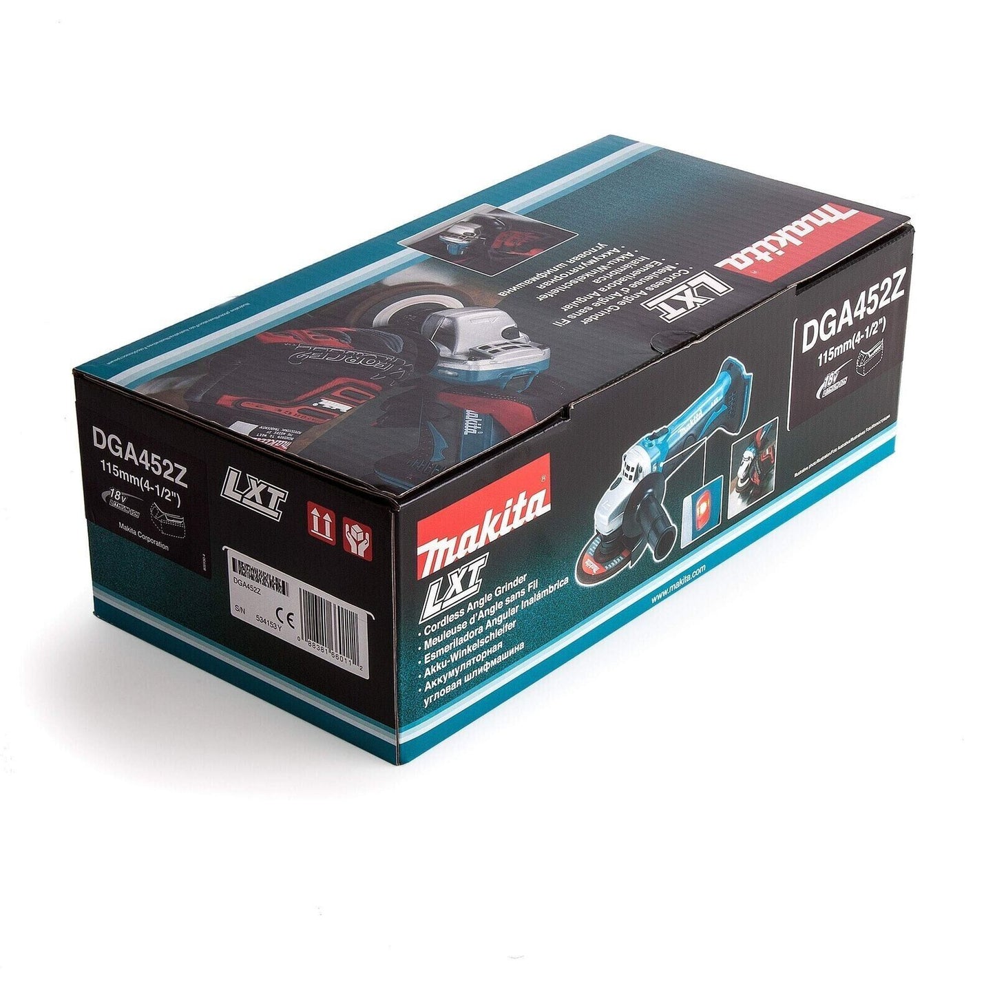 Makita Angle Grinder 18v DGA452Z box