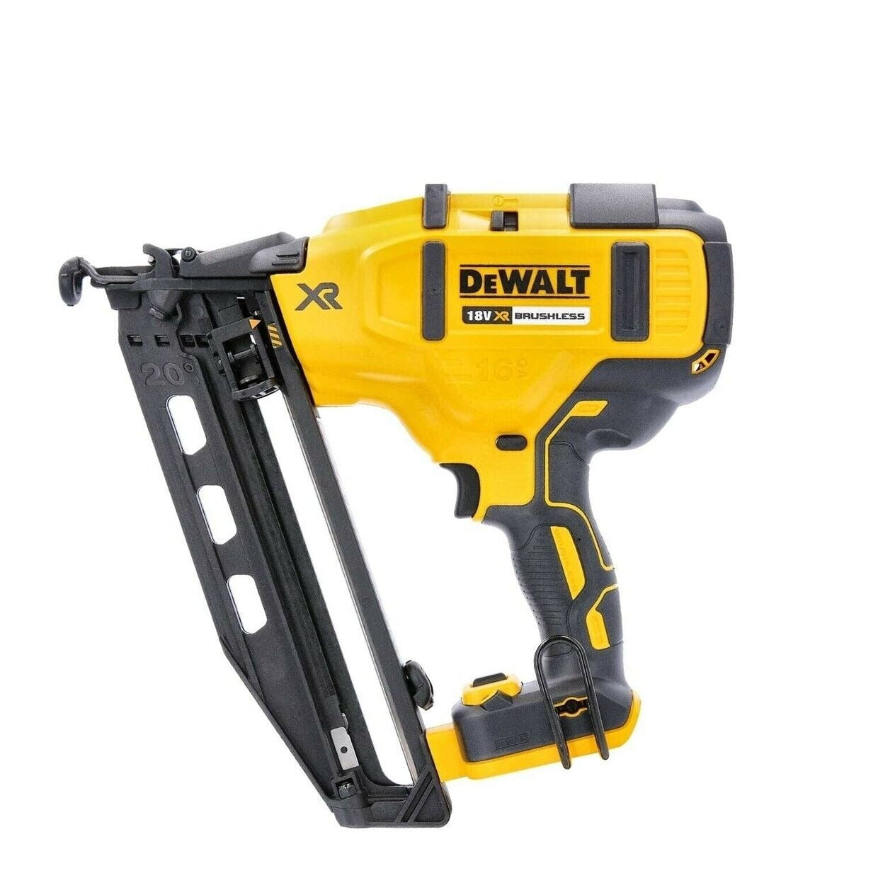 Dewalt DCN660N 18v XR Cordless Brushless Second Fix Framing Nailer Body Gold