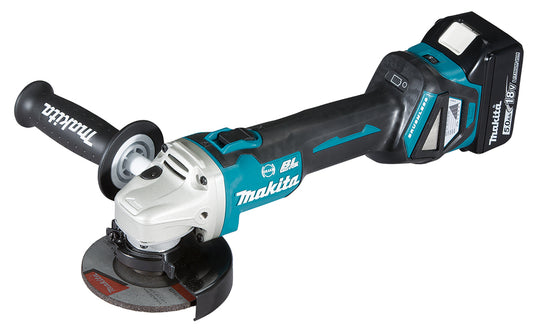 Makita DGA463Z 18V Angle Grinder Brushless 115mm Body Only 4 1/2"   Gold