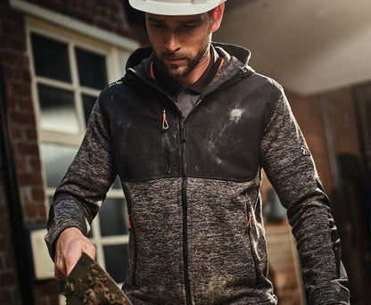 Regatta TRF624 Large hoody jacket Heist hybrid Ash Marl Black  L   Silver