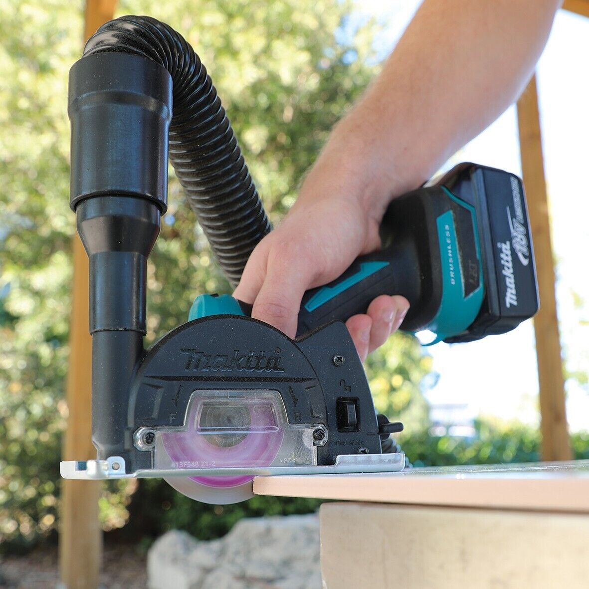 Makita grinder compact disc cutter 18v DMC300Z body only 3 discs included Silver
