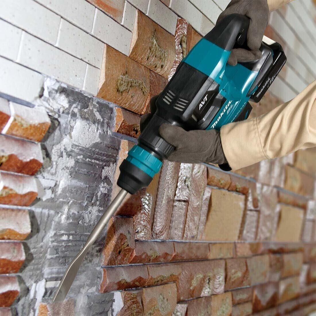 Makita DHK180Z 18V SDS Brushless Cordless Power Scraper  action