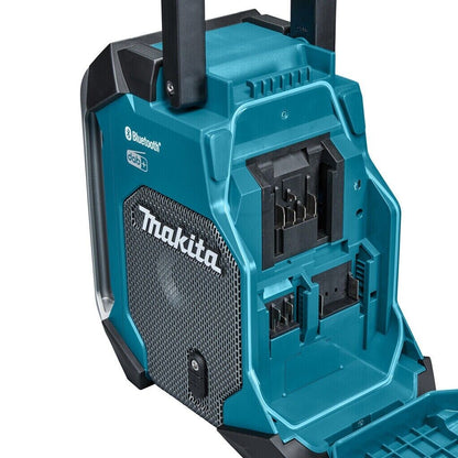 Makita Radio Bluetooth Dab  18V OR 40V  Job Site  MR007GZ Body Only  Gold