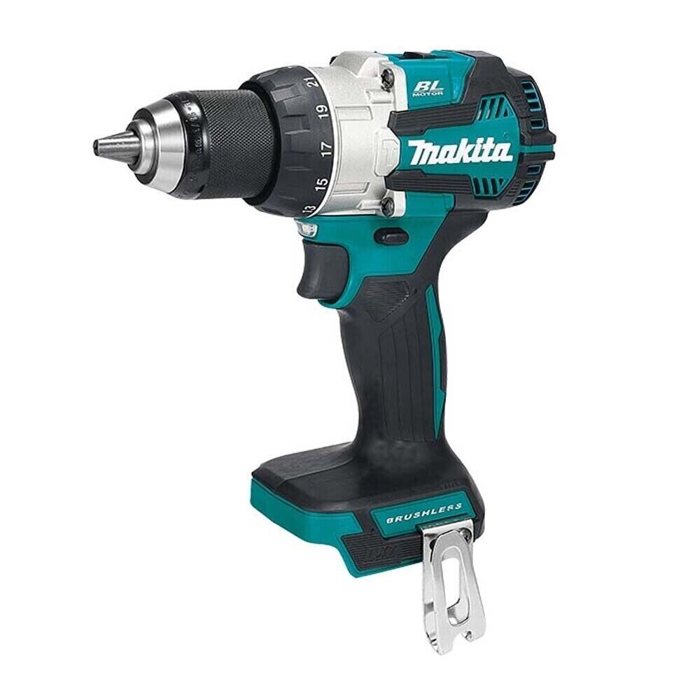 Makita Combi Drill DHP489Z 18V close up