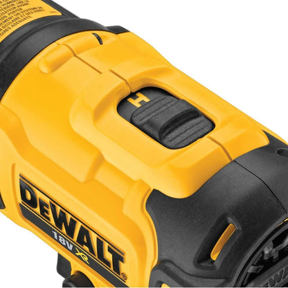 dce530 dewalt heat gun top view