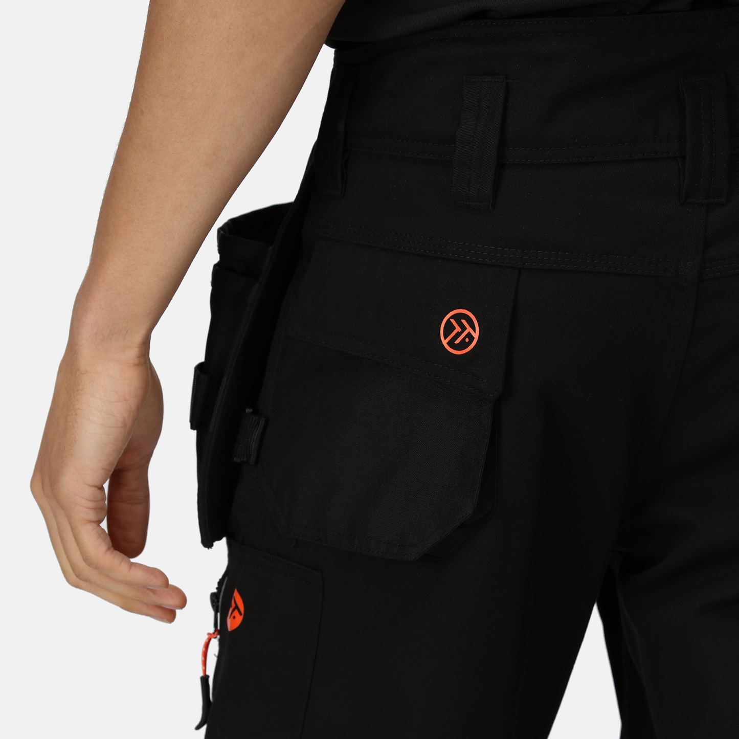 Regatta Professional TRJ367R 32R Execute Holster Trousers Workwear Work  Silver