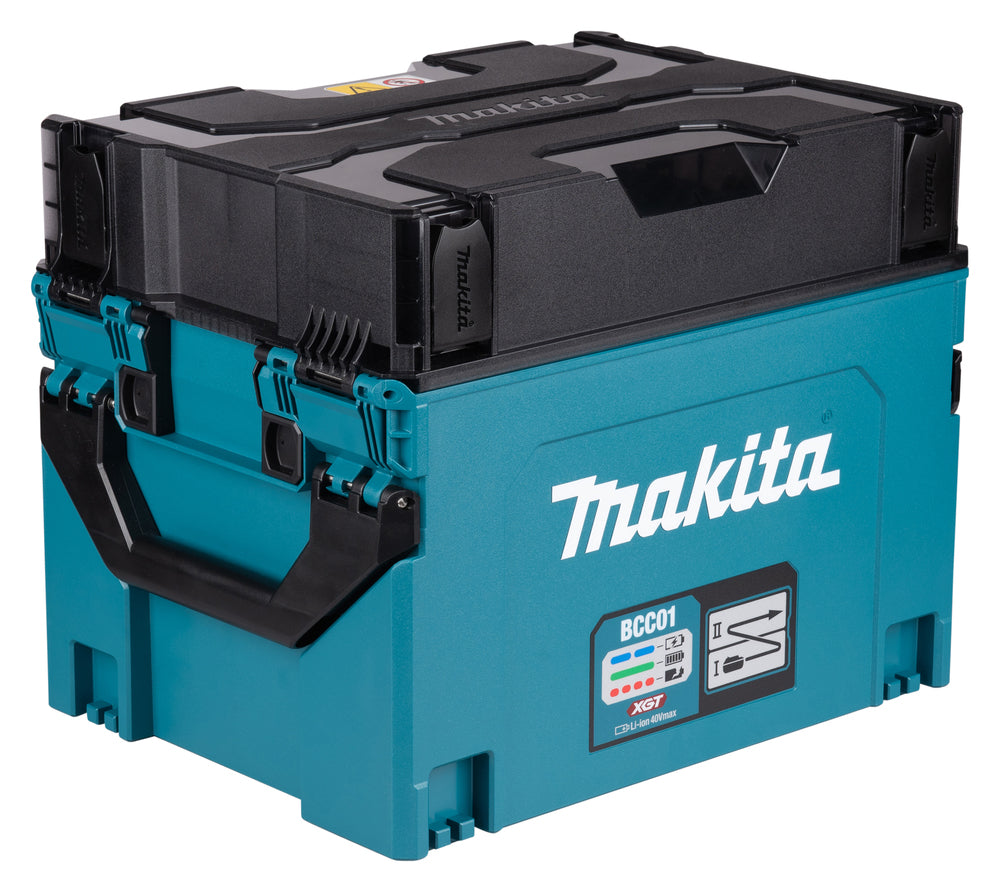 Makita 40 and 18V Charger BCC01 LXT and XGT Battery Charging Case Lithium Ion Fast Rapid 240v  Gold