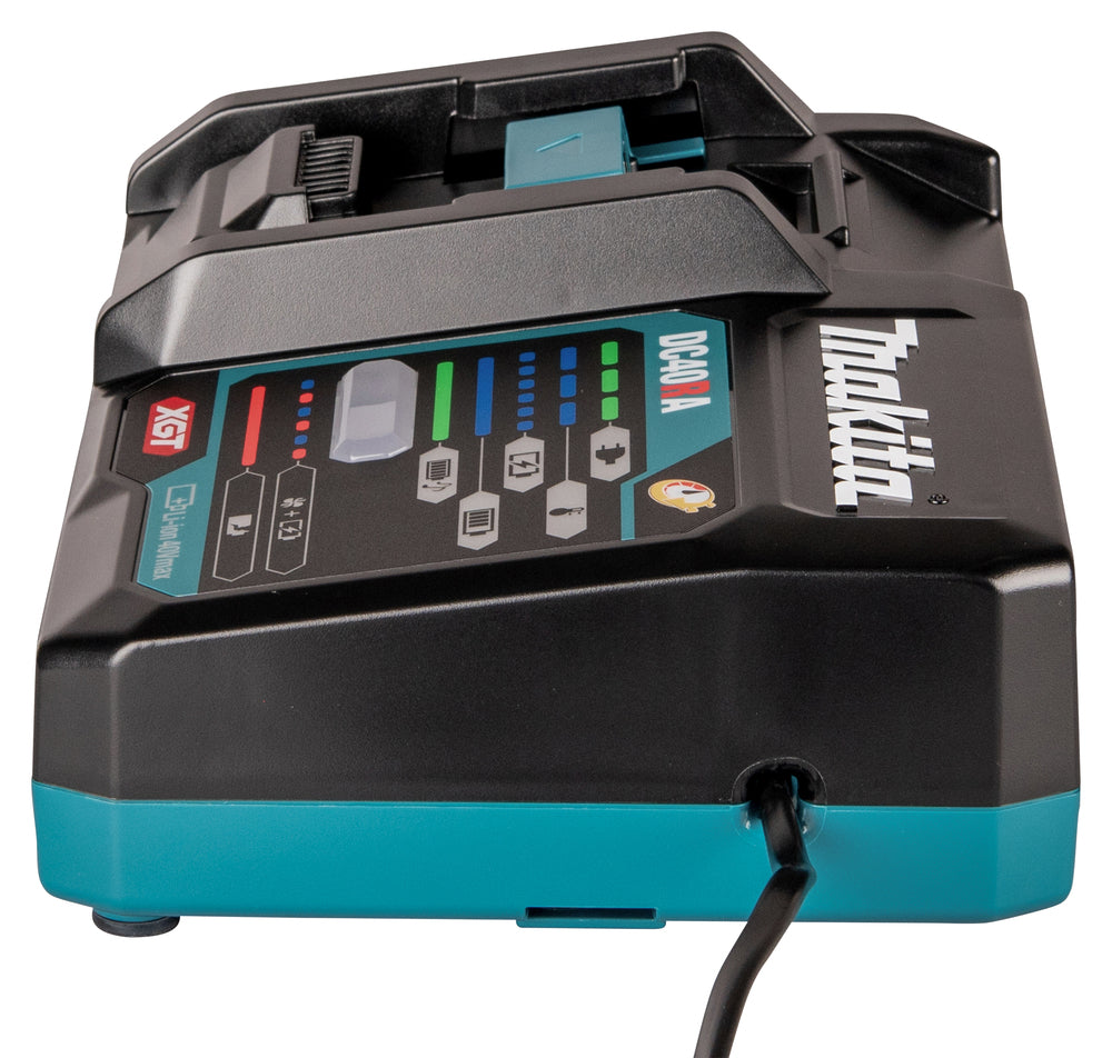 Makita 40v Single Charger DC40RA Max XGT single Port 240v Charging  Gold
