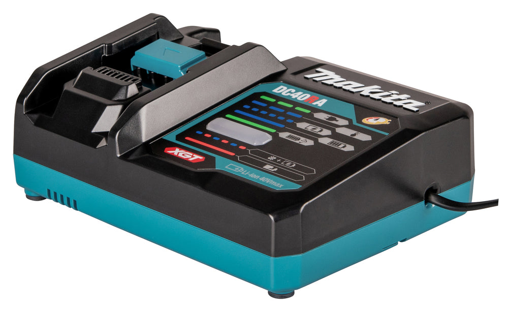 Makita 40v Single Charger DC40RA Max XGT single Port 240v Charging  Gold