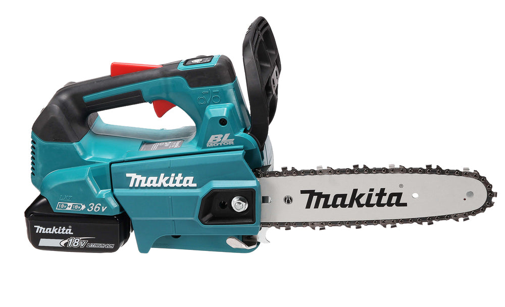 Makita DUC256Z Chainsaw 25cm 36/18v LXT Brushless Body Only  Silver