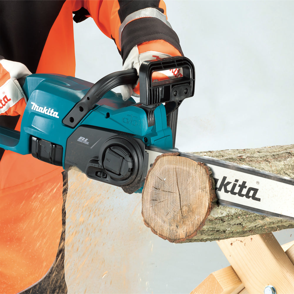 Makita DUC357Z Chainsaw 35cm 18v LXT Brushless Body Only  Silver