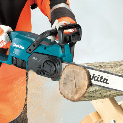 Makita DUC357Z Chainsaw 35cm 18v LXT Brushless Body Only  Silver