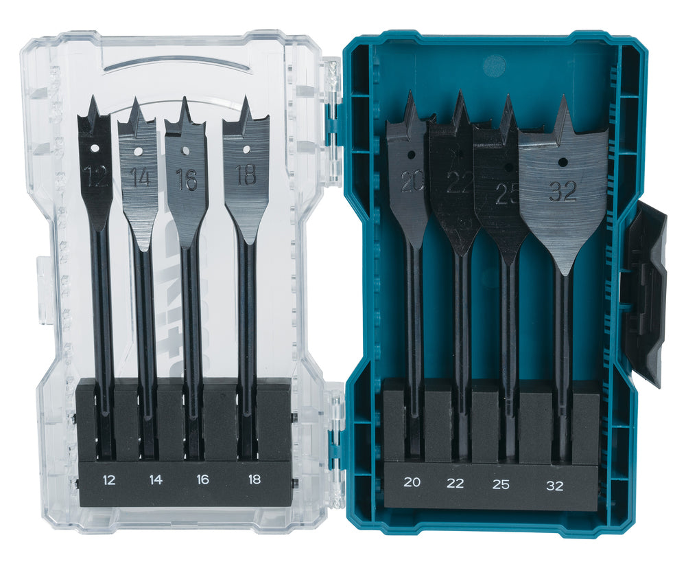 Makita Flat bit set 8 pcs E-08698 Silver
