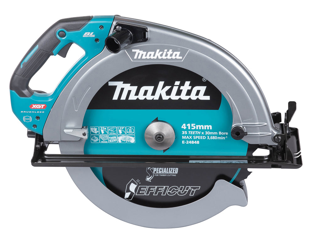 Makita HS013GZ 40VMax BL 415mm Circular Saw XGT Body Only  Gold
