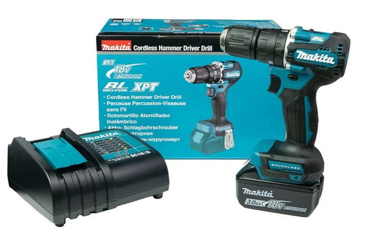 Makita DHP487SF 18V Cordless Combi Drill LXT 1 x 3.0ah battery + charger Bronze
