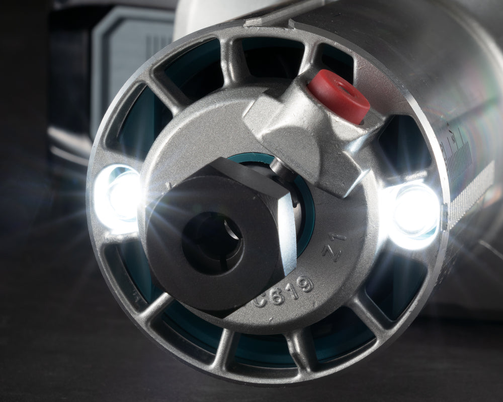 Makita 40v Router RT001GZ21 XGT trimmer BODY ONLY in case  Gold