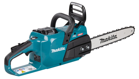 Makita UC025GZ 40V Max XGT 350mm 14" Brushless Rear Handle Chainsaw Body Only Gold